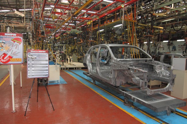 Tan Chong Motors Assemblies Sdn Bhd (TCMA), kilang pemasangan Mitsubishi di Malaysia