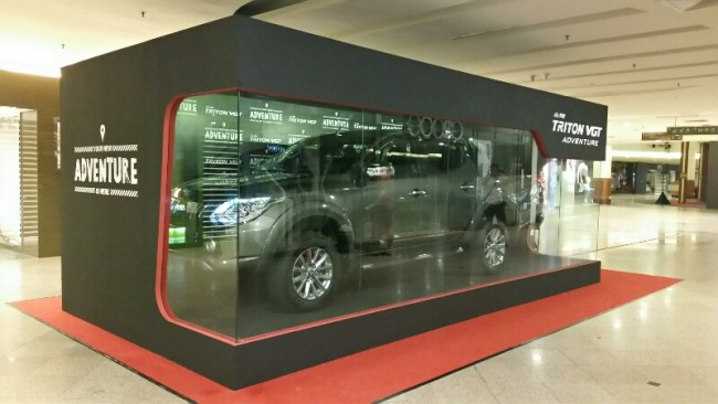 All-New Triton teaser display in Mid Valley from 1-5 April 2015