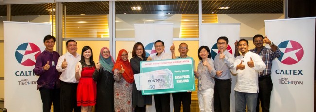 Grand Prize Winners of Caltex RON97 Promotion