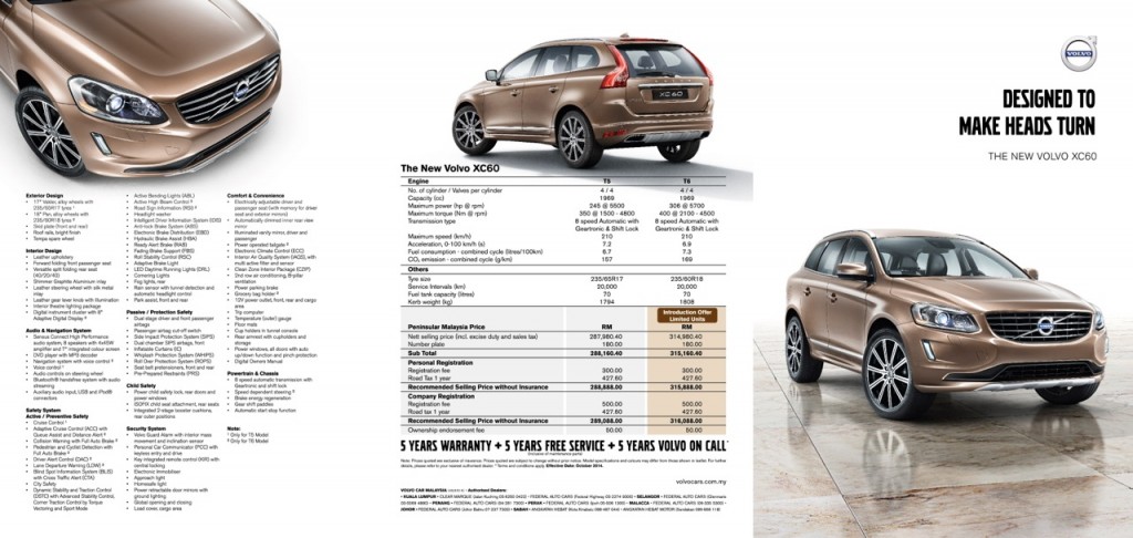 Volvo-XC60-Price-List-MY15-Front