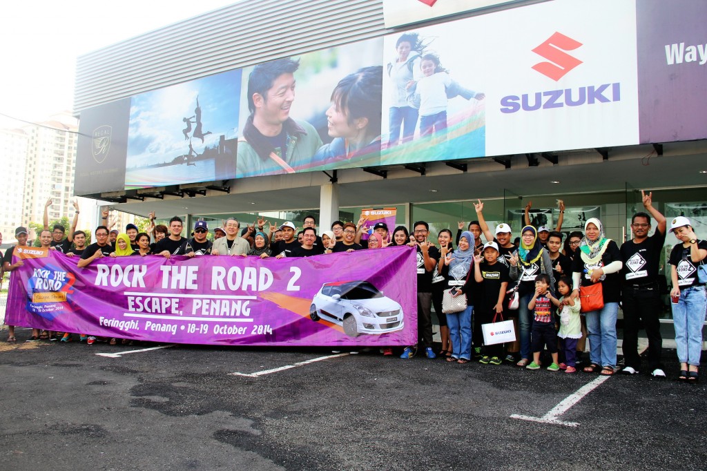 1 Suzuki Rock the Road 2 Escape Penang Group Photo