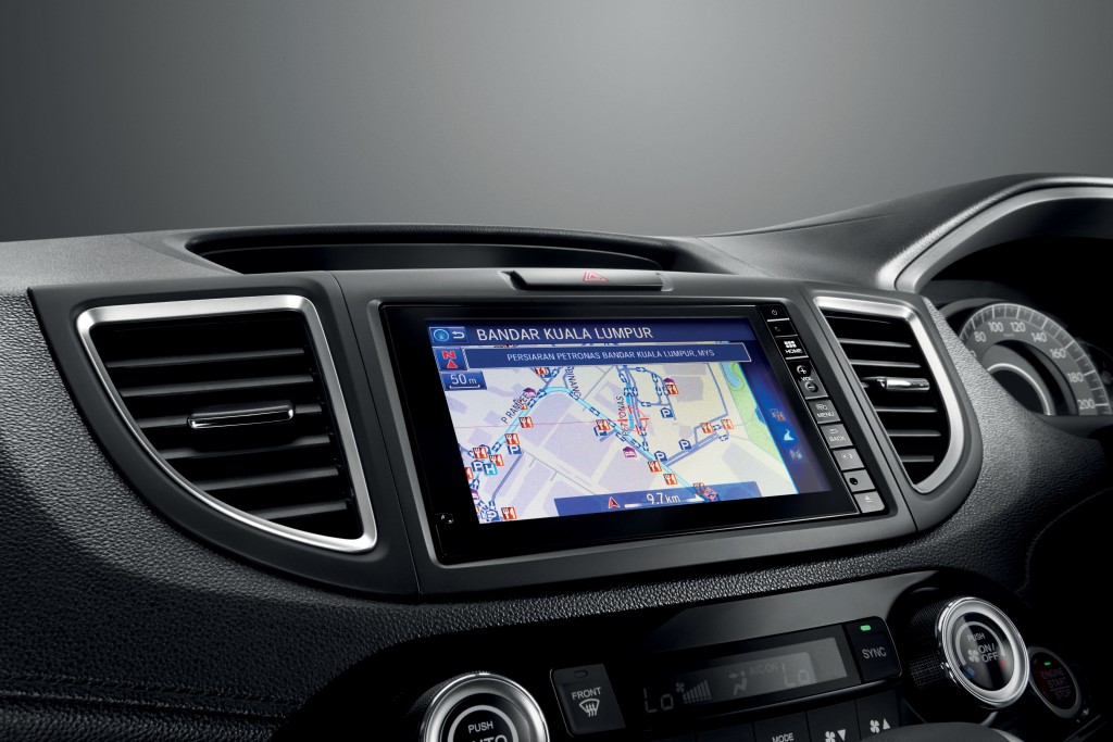 New CR-V Navigation Display