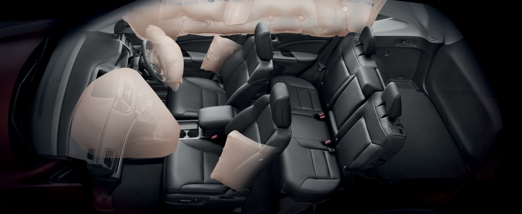 New CR-V fitted with 6 airbags